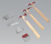 Deluxe Panel Beating Set 7pc Drop-Forged with Hickory Shafts (List Price £164.95 exc VAT) CB57