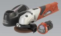 Cordless Lithium-ion Angle Grinder 12V with Battery & Charger (List Price £134.85 exc VAT) CP40COMBO14