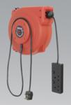 Cable Reel System Retractable 10mtr 2 x 230V Socket (List Price £84.95 exc VAT) CRM10