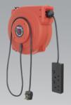 Cable Reel System Retractable 15mtr 2 x 230V Socket (List Price £99.95 exc VAT) CRM15