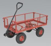 Platform Truck with Sides Pneumatic Tyres 200kg Capacity (List Price £129.95 exc VAT) CST997