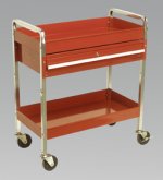Trolley 2-Level Extra Heavy-Duty with Lockable Drawer (List Price £129.95 exc VAT) CX101D