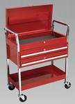 Trolley 2-Level Extra Heavy-Duty with Lockable Top & 2 Drawers (List Price £179.95 exc VAT) CX1042D