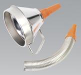 Funnel Metal with Flexi Spout & Filter 160mm (List Price £18.95 exc VAT) FM16F