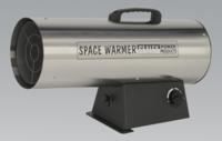 Space Warmer Propane Heater 68,000-97,000Btu/hr - Stainless Steel (List Price £319.95 exc VAT) LP100S
