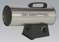 Space Warmer Propane Heater 28,000-55,000Btu/hr - Stainless Steel (List Price £214.95 exc VAT) LP50S