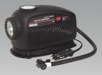 Mini Compressor with Emergency Light 12V (List Price £26.95 exc VAT) MAC23250