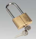 Padlock with Brass Cylinder Long Shackle 60mm (List Price £15.95 exc VAT) PBCL60