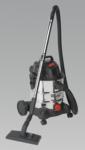 Vacuum Cleaner Industrial Wet & Dry 20ltr 1250W/230V Stainless Bin (List Price £119.95 exc VAT) PC200SD