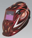 Welding Helmet Solar Powered Shade 9-13 with Grinding Function - Red (List Price £249.95 exc VAT) PWH699R
