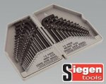 Hex Key Set Long/Short Arm 30pc - Metric/Imperial (List Price £16.95 exc VAT) S0484