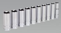 Socket Set 10pc Deep 3/8"Sq Drive Metric (List Price £24.95 exc VAT) S0500