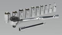 Socket Set 12pc 1/4"Sq Drive Metric (List Price £18.95 exc VAT) S0503