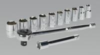 Socket Set 12pc 1/2"Sq Drive Metric (List Price £32.95 exc VAT) S0505