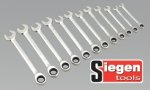 Ratchet Combination Spanner Set 12pc Metric (List Price £109.95 exc VAT) S0634