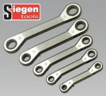 Ratchet Ring Spanner Set Offset Head 5pc Metric (List Price £25.95 exc VAT) S0644