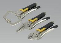 Soft Grip Mini Locking Pliers Set 3pc (List Price £14.95 exc VAT) S0779