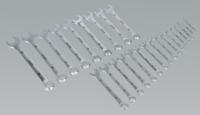 Combination Spanner Set Satin Finish 25pc Metric (List Price £109.95 exc VAT) S0821