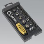 Socket & Bit Set 1/4"Sq Drive 24pc - Metric (List Price £19.95 exc VAT) S0858