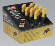 Razor Scraper with Comfort Grip Display Box of 8 (List Price £27.95 exc VAT) S0864