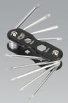 Folding TRX-Star Key Set 9pc (List Price £8.95 exc VAT) S0893