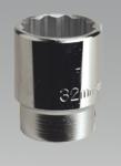 WallDrive Socket 32mm 3/4"Sq Drive (List Price £9.95 exc VAT) S34/32