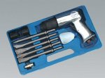 Air Hammer with Chisels Long Stroke (List Price £44.95 exc VAT) SA11