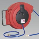 Retractable Air Hose Reel HD Mechanism 15mtr Ø8mm ID Polyurethane Hose (List Price £249.95 exc VAT) SA894
