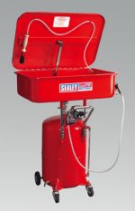 Mobile Parts Cleaning Tank Air Operated with Reservoir (List Price £539.95 exc VAT) SM224