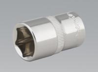 WallDrive® Socket 17mm 1/2"Sq Drive Fully Polished (List Price £3.45 exc VAT) SP1217