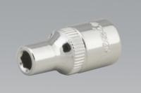 WallDrive® Socket 4mm 1/4"Sq Drive Fully Polished (List Price £1.75 exc VAT) SP1404