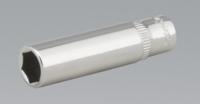 WallDrive® Socket 9mm Deep 1/4"Sq Drive Fully Polished (List Price £2.95 exc VAT) SP1409D