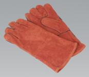 Leather Welding Gauntlets Lined Pair (List Price £6.95 exc VAT) SSP141