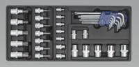 Tool Tray with TRX-Star Key, Socket Bit & Socket Set 35pc (List Price £82.95 exc VAT) TBT08