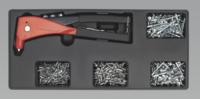 Tool Tray with Riveter & 400 Assorted Rivet Set (List Price £46.95 exc VAT) TBT15