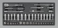 Tool Tray with Socket Set 1/4"Sq Drive 43pc (List Price £79.95 exc VAT) TBT19