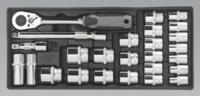 Tool Tray with Socket Set 26pc 1/2"Sq Drive (List Price £99.95 exc VAT) TBT35