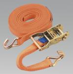 Ratchet Tie Down 1pc 25mm x 6mtr Polyester Webbing 1500kg Load Test (List Price £13.95 exc VAT) TD150