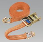 Ratchet Tie Down 1pc 35mm x 6mtr Polyester Webbing 2000kg Load Test (List Price £17.95 exc VAT) TD220