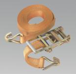 Ratchet Tie Down 1pc 75mm x 9mtr Polyester Webbing 10000kg Load Test (List Price £79.95 exc VAT) TD2214