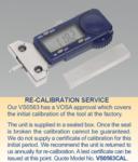 Digital Tyre Tread Depth Gauge Calibration Charge (List Price £25.95 exc VAT) VS0563CAL