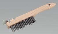 Wire Brush with Steel Fill & Scraper 260mm (List Price £2.95 exc VAT) WB03