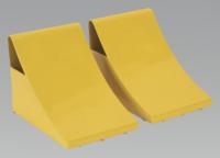 Heavy-Duty Steel Wheel Chocks - Pair (List Price £47.95 exc VAT) WC05